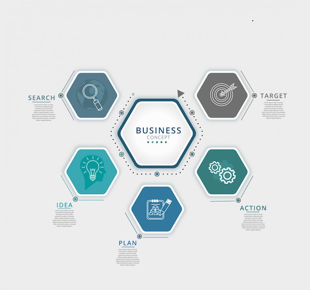 Modèle D'infographie Pour Les Entreprises