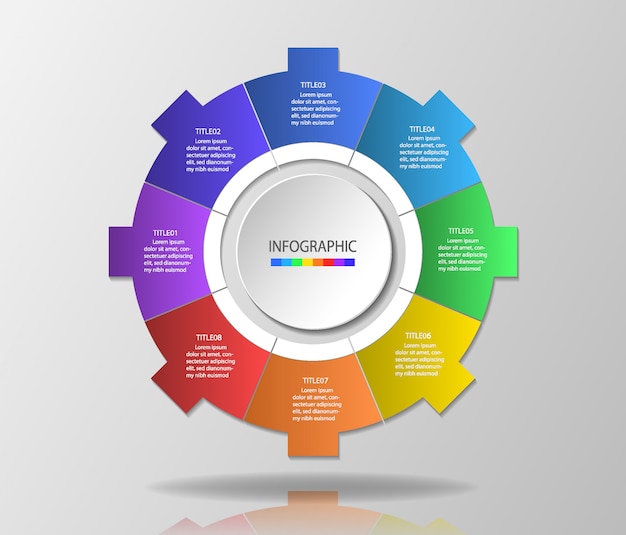 Modèle D'infographie Pour La Présentation