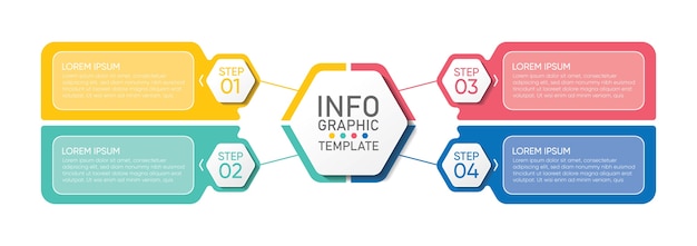 Modèle D'infographie De Présentation D'entreprise