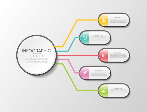 Modèle D'infographie De Présentation D'entreprise