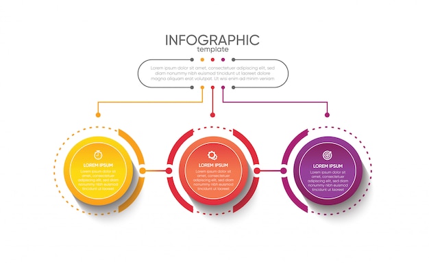 Modèle D'infographie De Présentation D'entreprise