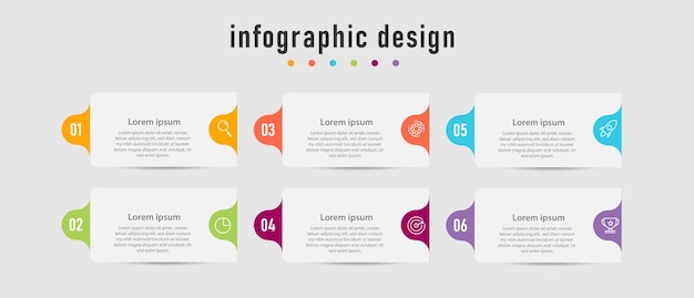 Modèle d'infographie de présentation d'entreprise