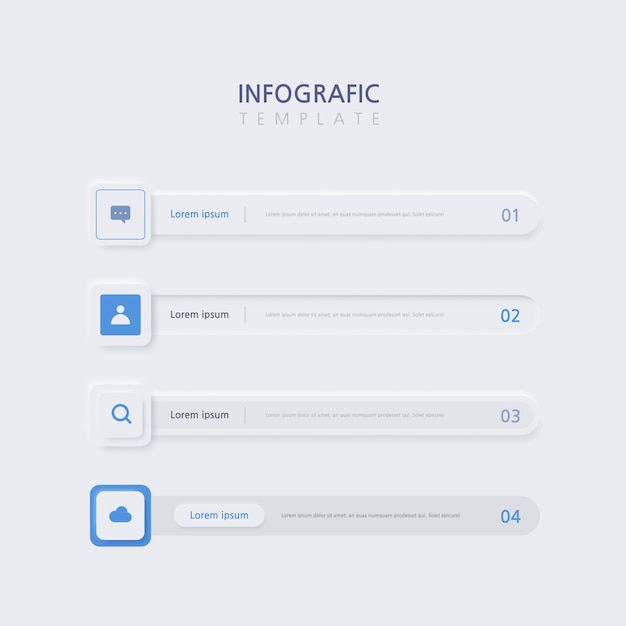 Modèle d'infographie de présentation d'entreprise