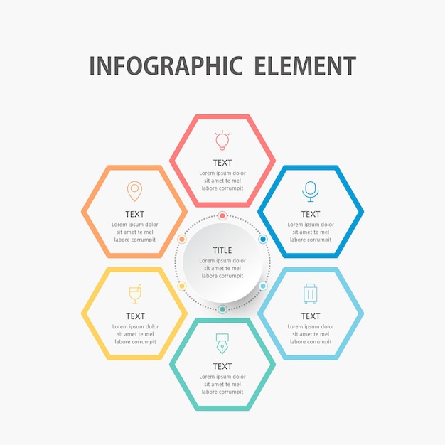 Modèle D'infographie De Présentation Entreprise.