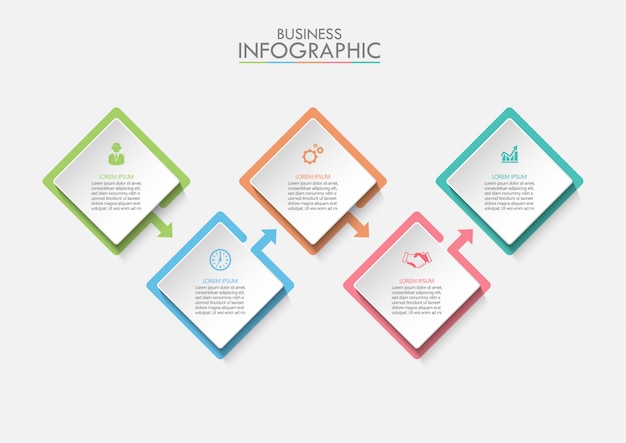 Modèle D'infographie De Présentation Entreprise