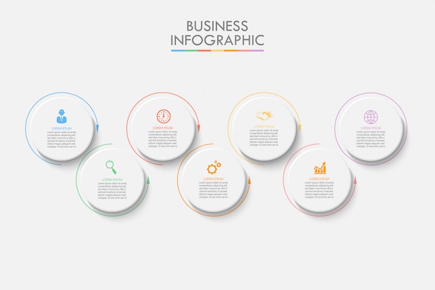 Modèle D'infographie De Présentation Entreprise