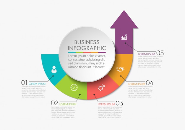 Modèle D'infographie De Présentation Entreprise