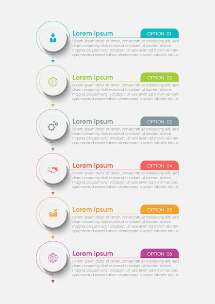 Modèle D'infographie De Présentation D'entreprise