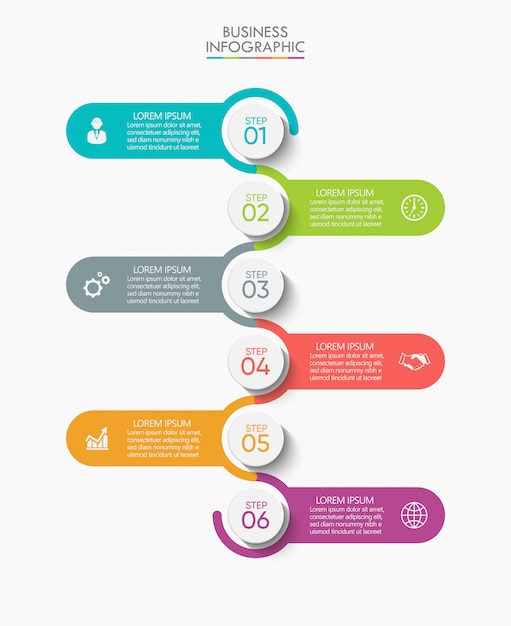 Modèle D'infographie De Présentation D'entreprise