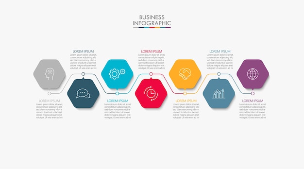 Modèle D'infographie De Présentation D'entreprise