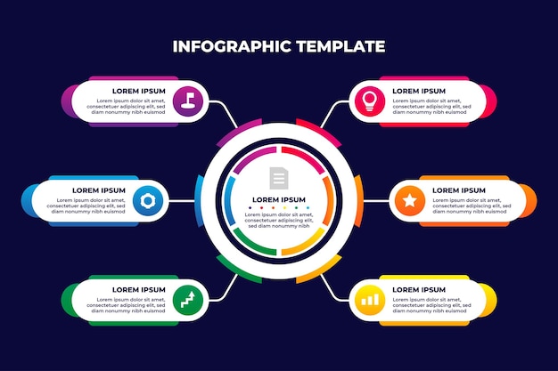 Modèle d'infographie