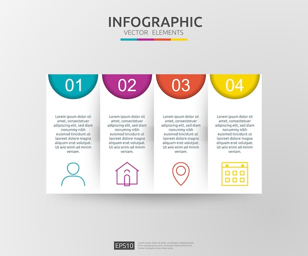 Modèle Infographique D'affaires