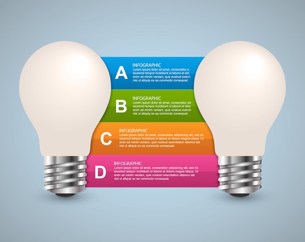 Modèle Infographique Coloré