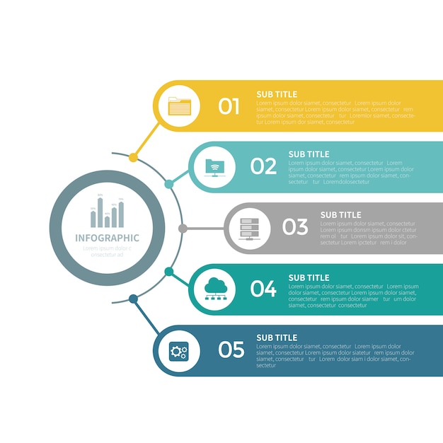 Modèle Infographique De L'entreprise