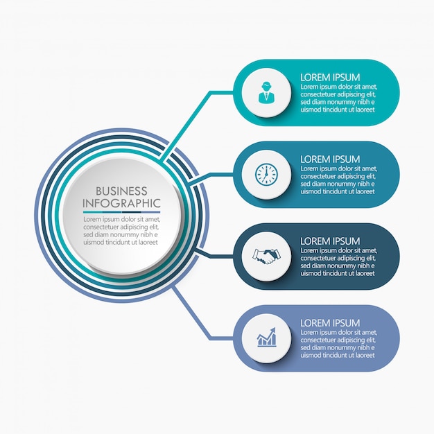 Modèle Infographique De L'entreprise