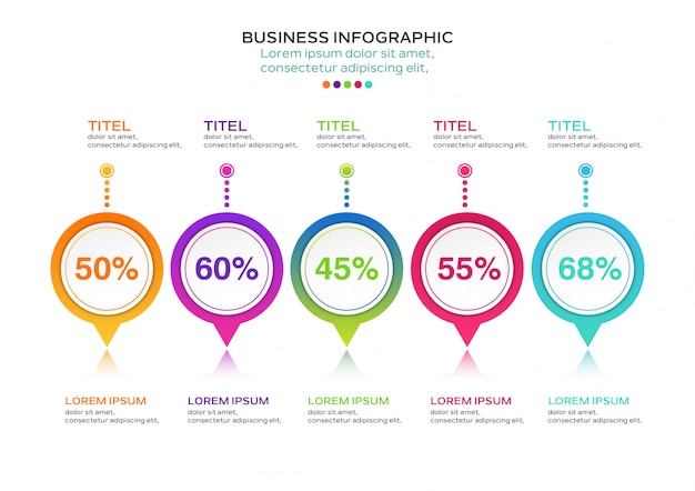 Modèle Infographique De L'entreprise