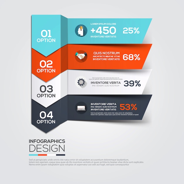 Modèle Infographique Minimal Moderne