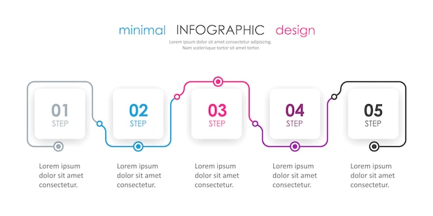 modèle infographique