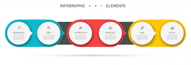 modèle infographique