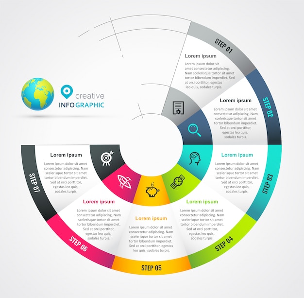 Modèle Infographique