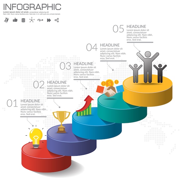 Modèle Infographique