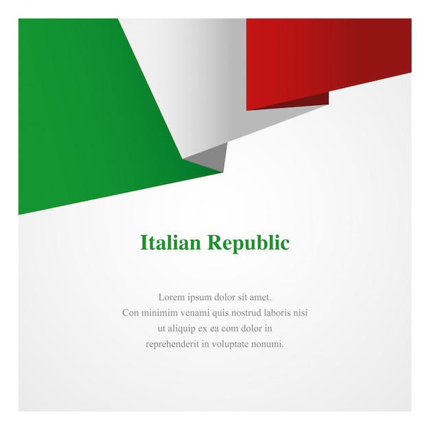 Modèle D'insigne Italie