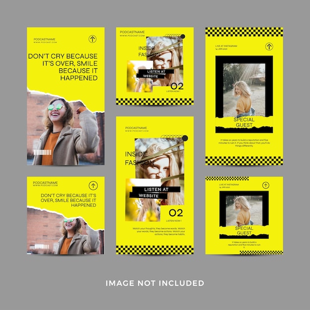 Modèle Instagram Streetwear Urbain Pour La Publication Sur Les Médias Sociaux Bannière Square Flyer Template Design