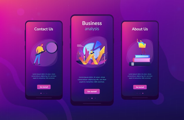 Modèle D'interface De L'application Business Analysis It