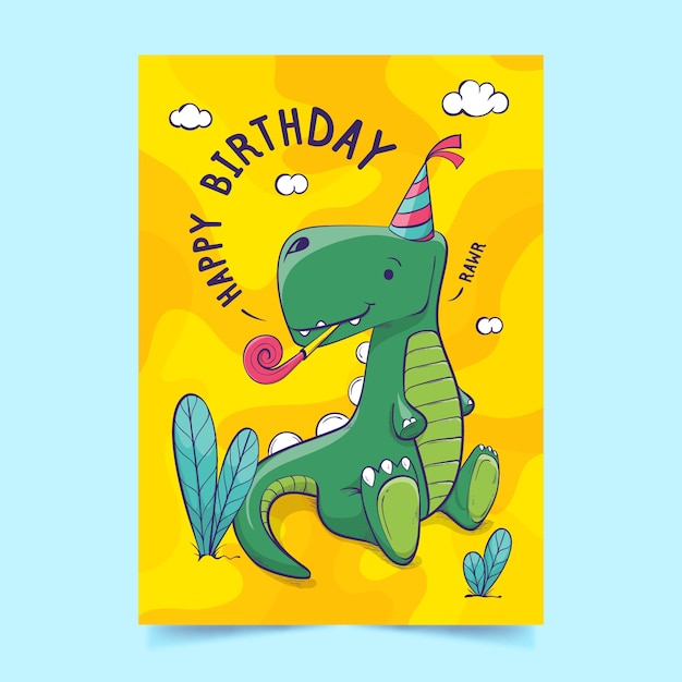 Modèle D'invitation D'anniversaire Pour Enfants