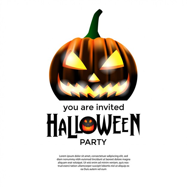 Modèle D'invitation à La Fête D'halloween