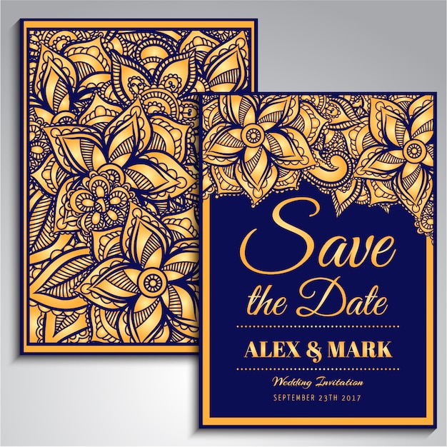 Modèle d&#39;invitation de mariage