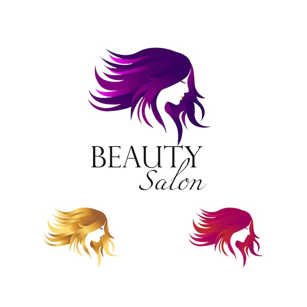 Modèle De Jeu De Conception De Logo De Salon De Beauté