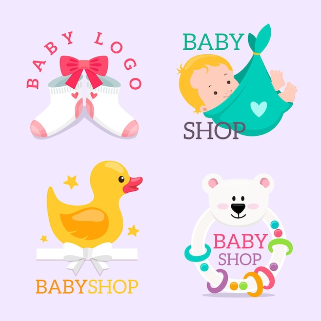 Modèle De Jeu De Logo Bébé