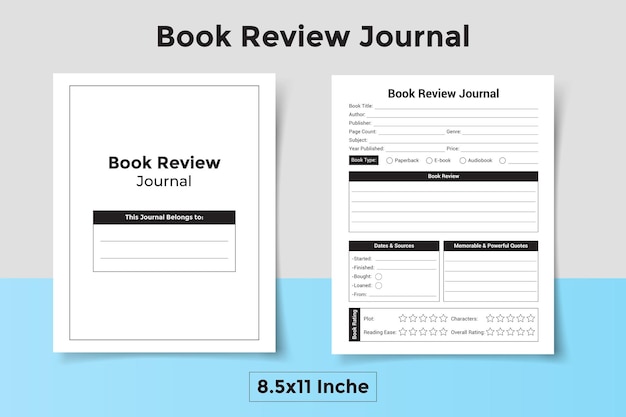 Modèle De Journal De Critique De Livre