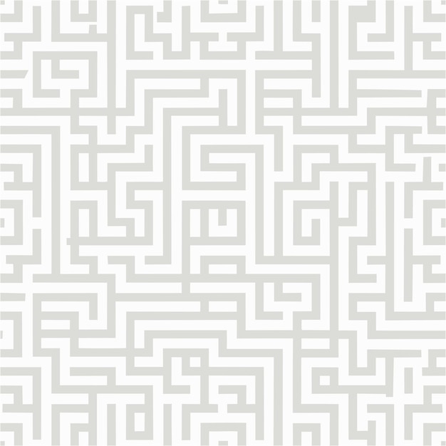 Modèle de labyrinthe gris abstrait