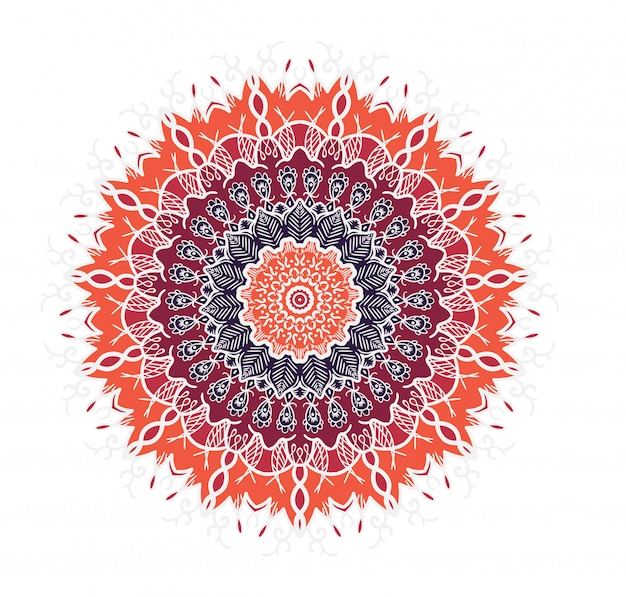 Modèle De Ligne Mandala