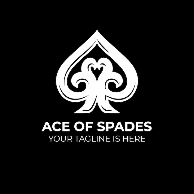 Modèle De Logo Ace Design Plat