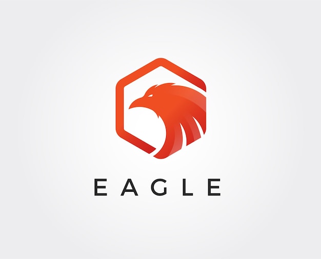 Modèle De Logo Aigle Minimal