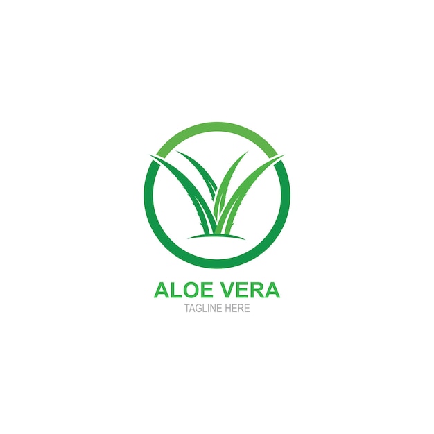 Modèle De Logo Aloevera