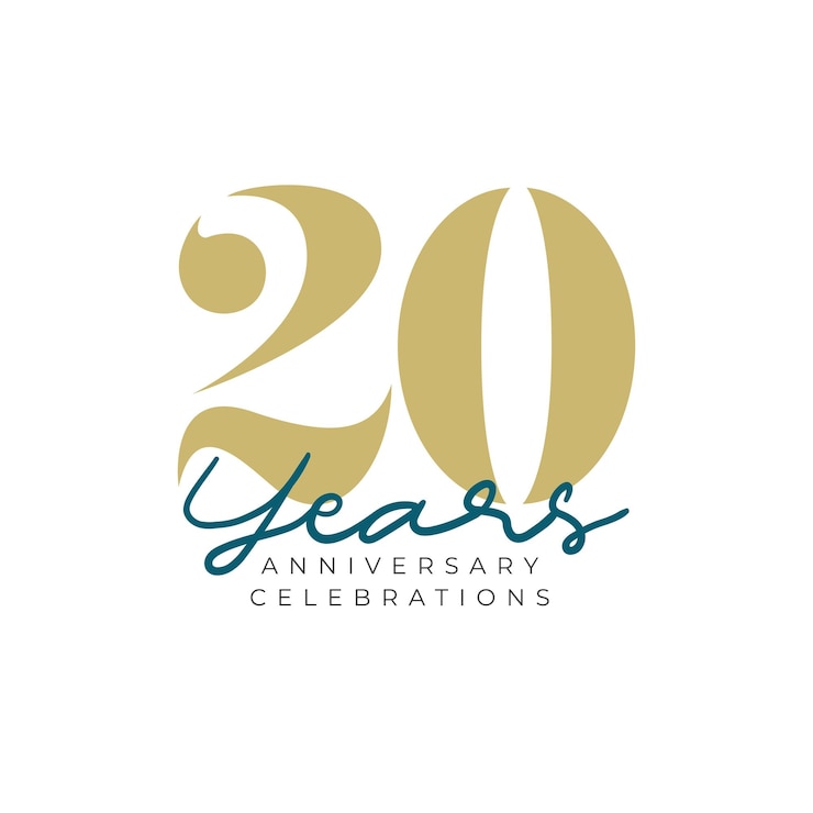 Vecteur modèle de logo d'anniversaire