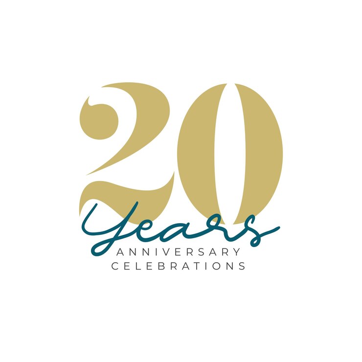 Vecteur modèle de logo d'anniversaire