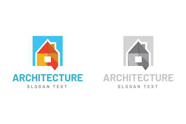 Modèle De Logo D'architecture