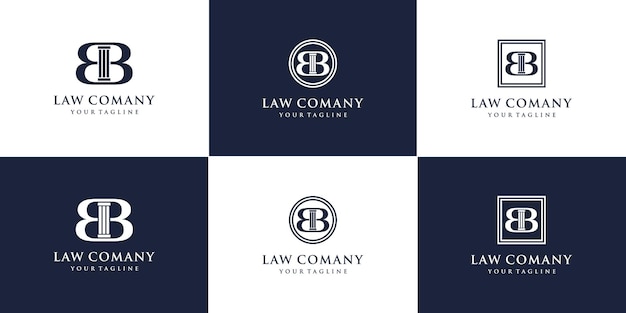 Modèle De Logo Avocat Logo Bb