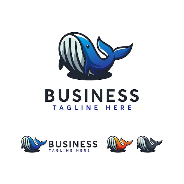 Modèle De Logo De Baleine