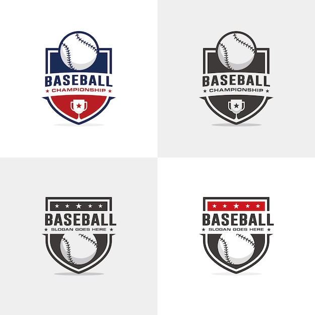 Modèle De Logo De Baseball