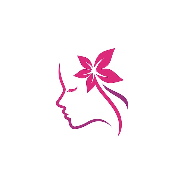 Modèle de logo beauté et salon