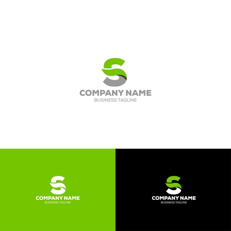 Modèle de Logo bio lettre S