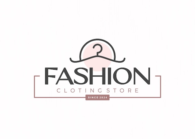 Vecteur modèle de logo d'une boutique de mode