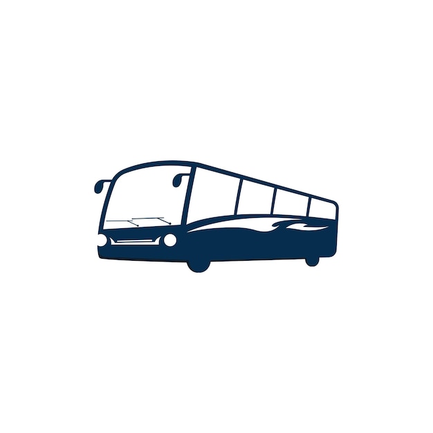 Modèle De Logo De Bus De Voyage En Bus