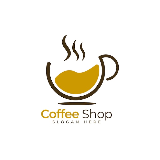 Modèle De Logo De Café